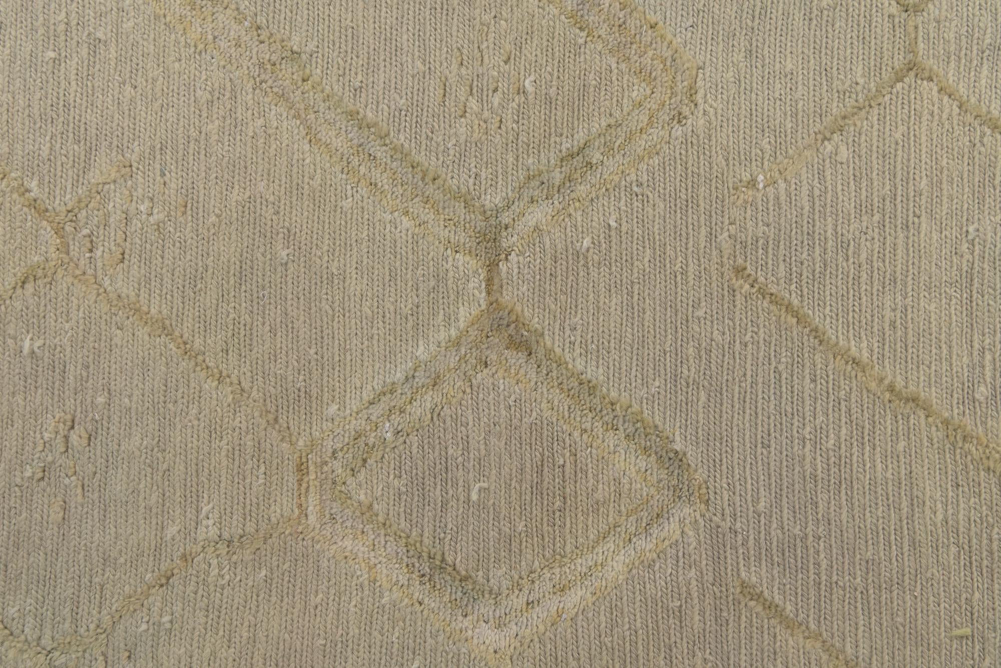 6' 6 x 7' 9 Hand Knotted Darya Wool Square Rug