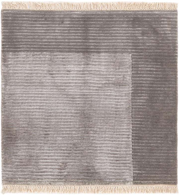2' 7 x 2' 7 Hand Knotted Darya Wool Square Rug