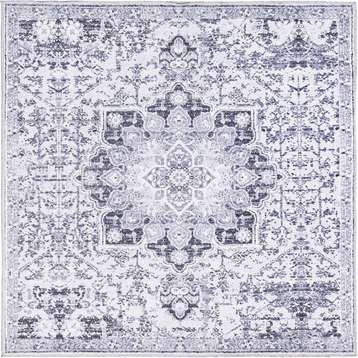 7' 10 x 7' 10 Washable Francesca Square Rug