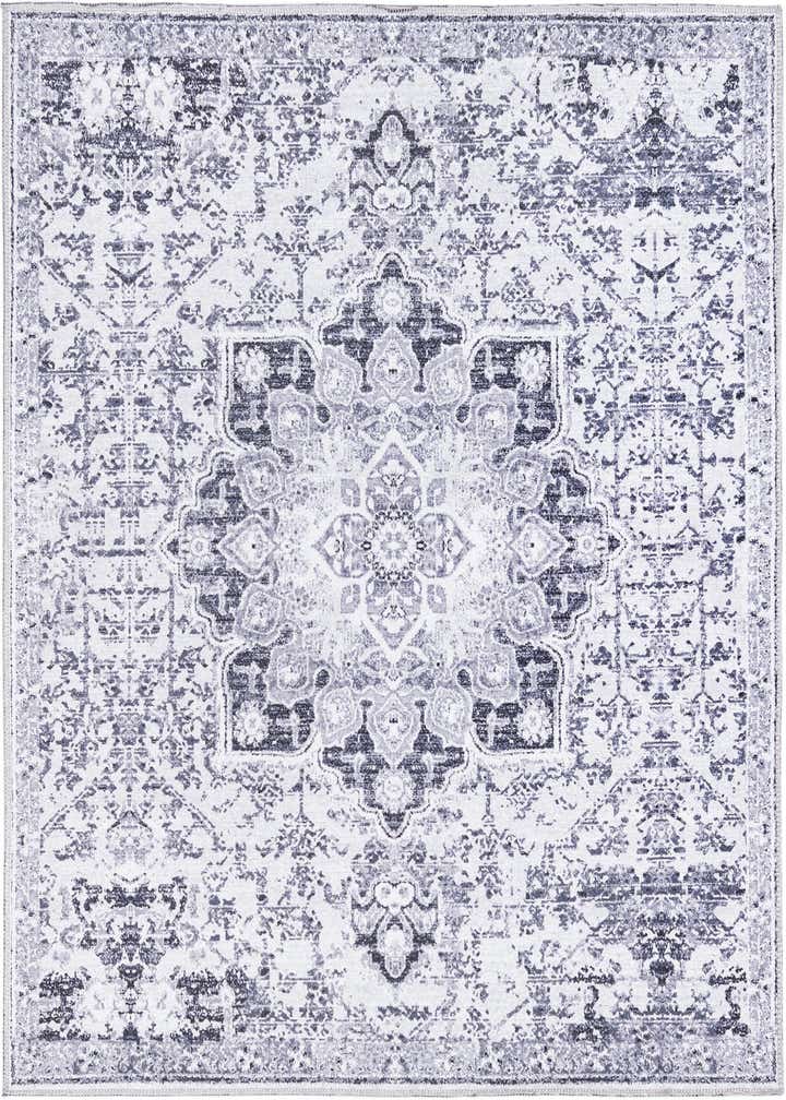 5' 3 x 5' 3 Washable Francesca Square Rug
