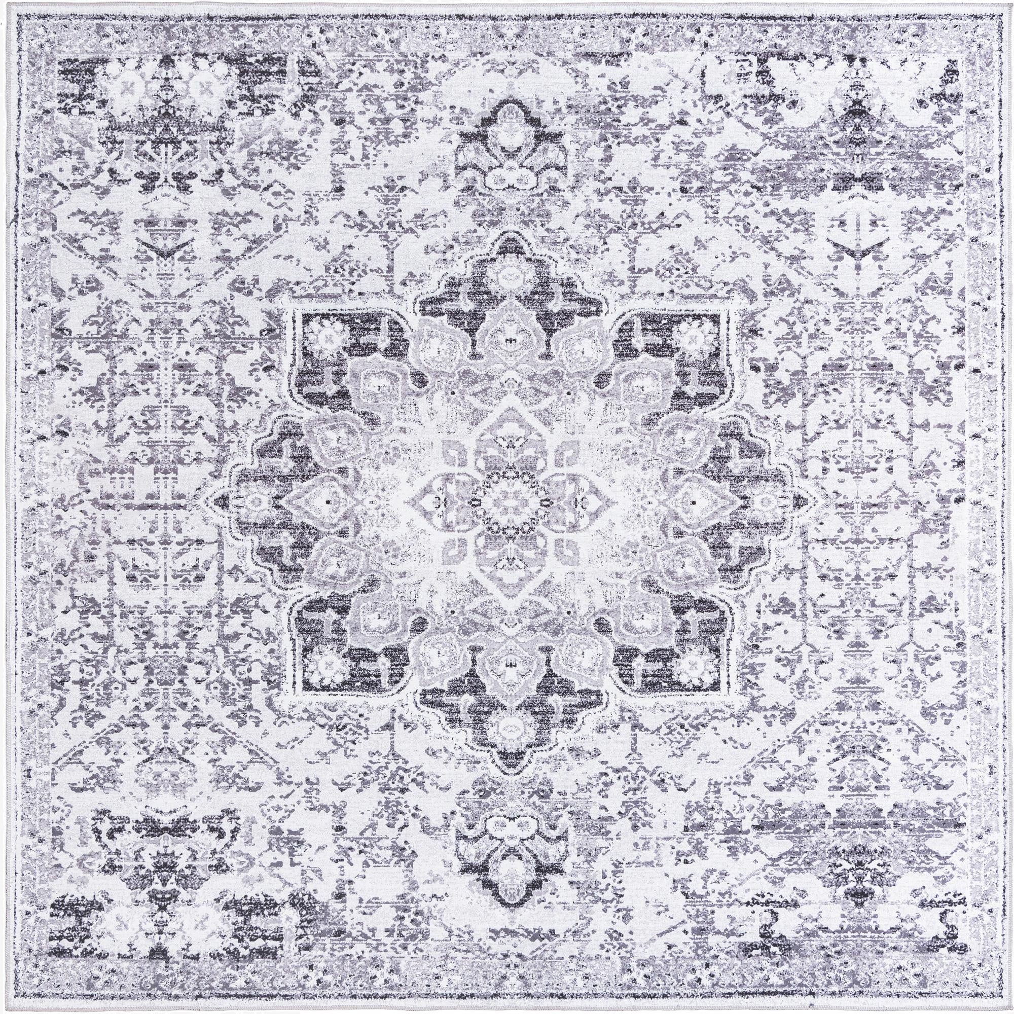 10' 6 x 10' 6 Washable Francesca Square Rug