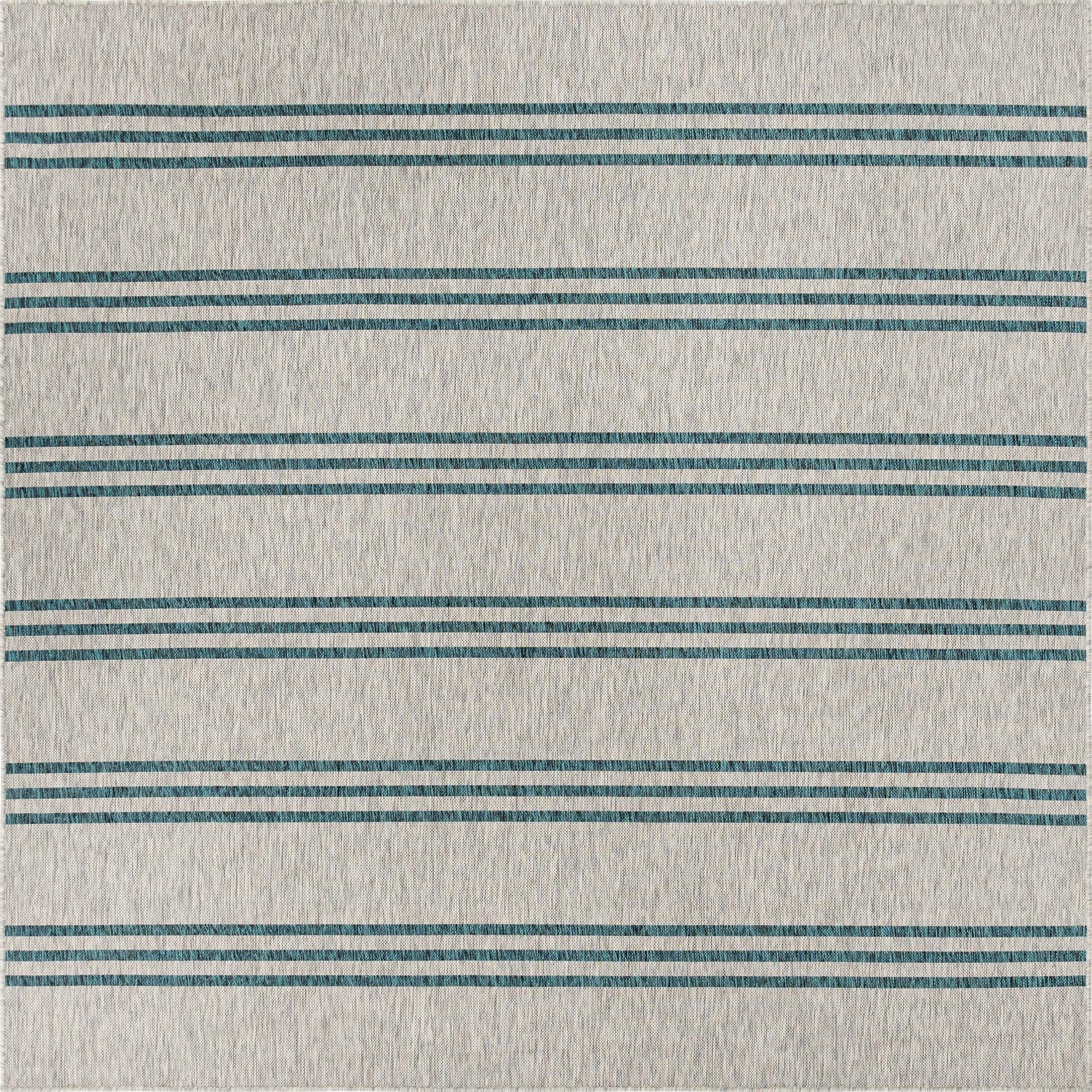 Primary image 7' 10 x 7' 10  Washable Jill Zarin Anguilla Indoor / Outdoor Square Rug