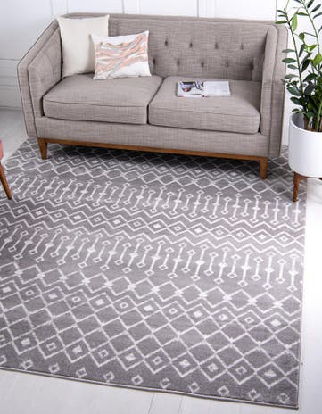 6' x 6' Kasbah Trellis Square Rug
