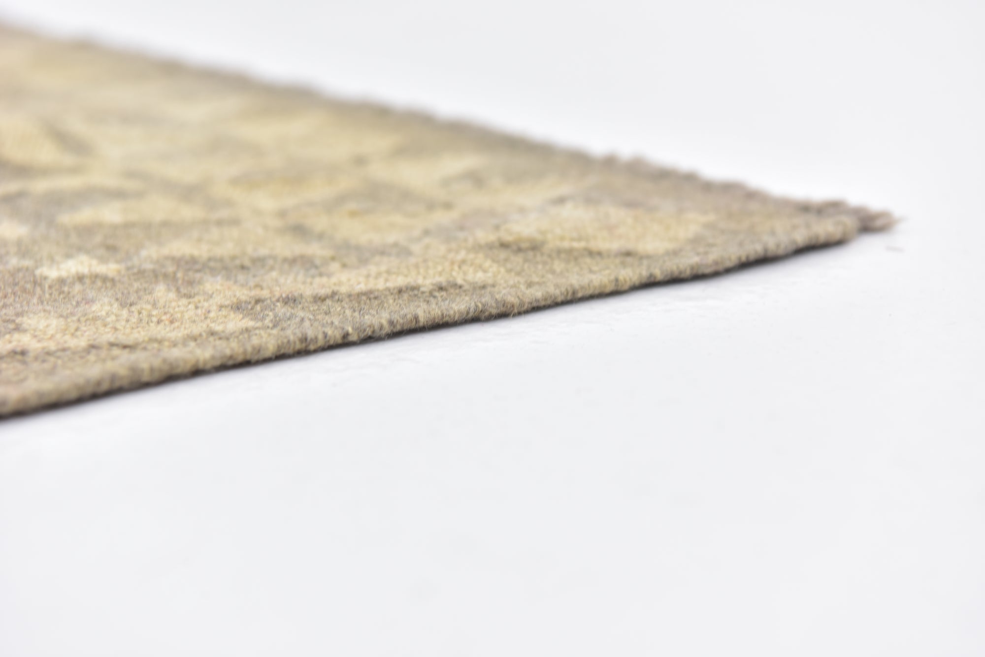 5' 9 x 6' 10 Hand Woven Kilim Waziri Wool Square Rug