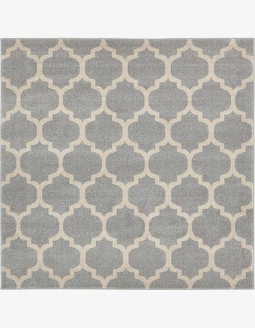 6' x 6' Lattice Square Rug