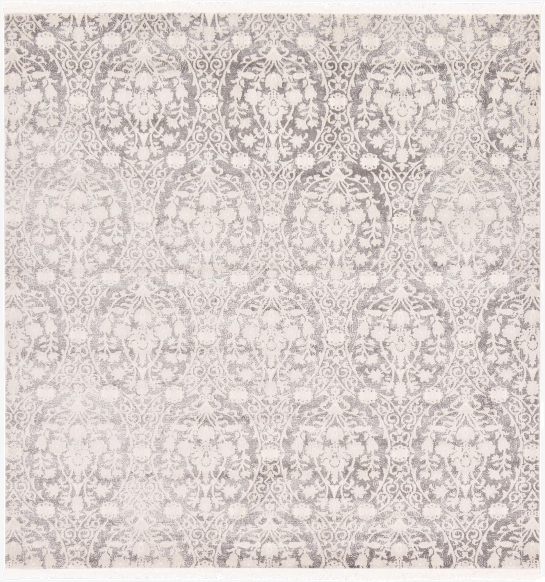 8' x 8' Modern Classical Square Rug