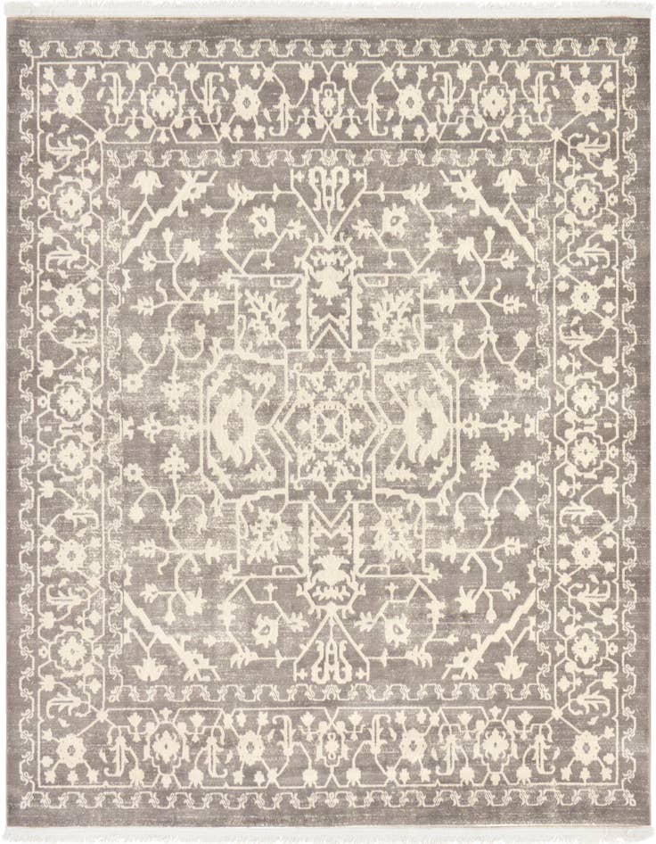 Detail image of 8' x 8' New Vintage Square Rug