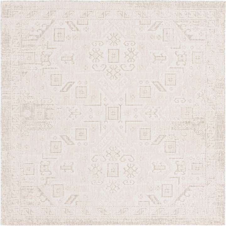 7' 10 x 7' 10 Easy-Clean Aztec Indoor / Outdoor Square Rug