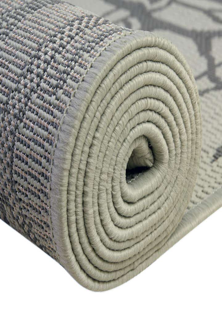 6' x 6' Easy-Clean Botanical Indoor / Outdoor Square Rug