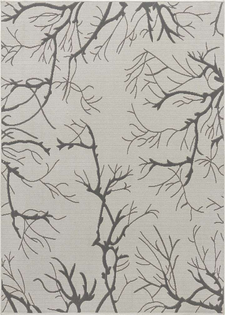 6' x 6' Easy-Clean Botanical Indoor / Outdoor Square Rug