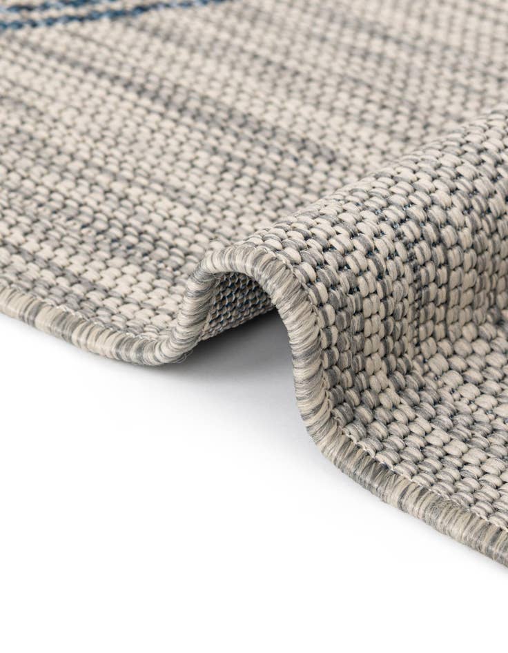 Detail image of 10' 8 x 10' 8 Easy-Clean Botanical Indoor / Outdoor Square Rug