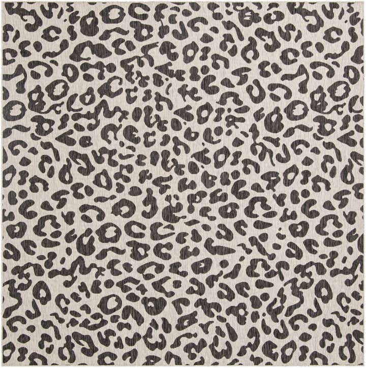 7' 10 x 7' 10 Easy-Clean Safari Indoor / Outdoor Square Rug