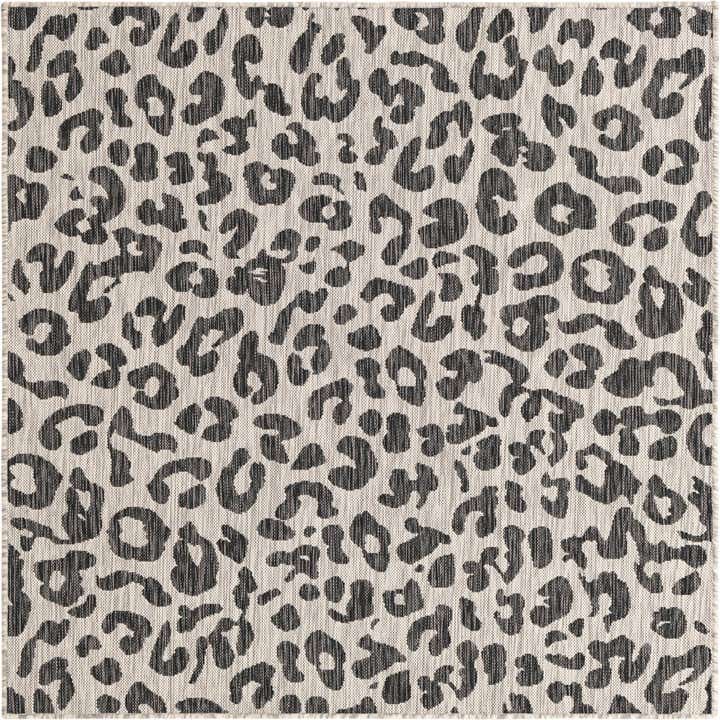 5' 3 x 5' 3 Easy-Clean Safari Indoor / Outdoor Square Rug