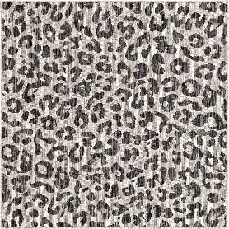 Detail image of 5' 3 x 5' 3 Easy-Clean Safari Indoor / Outdoor Square Rug