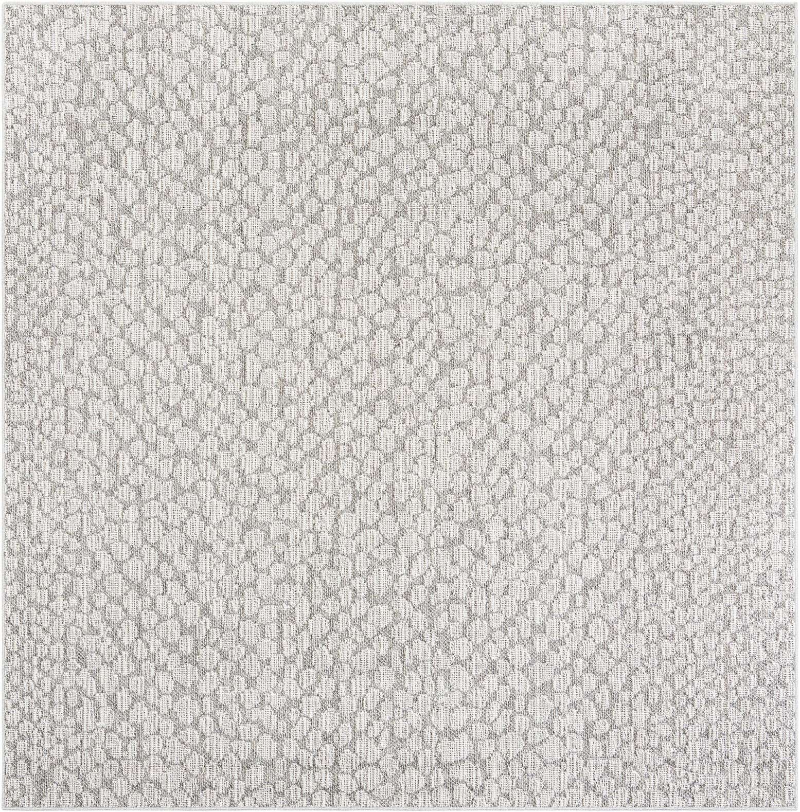 7' 10 x 7' 10 Easy-Clean Safari Indoor / Outdoor Square Rug