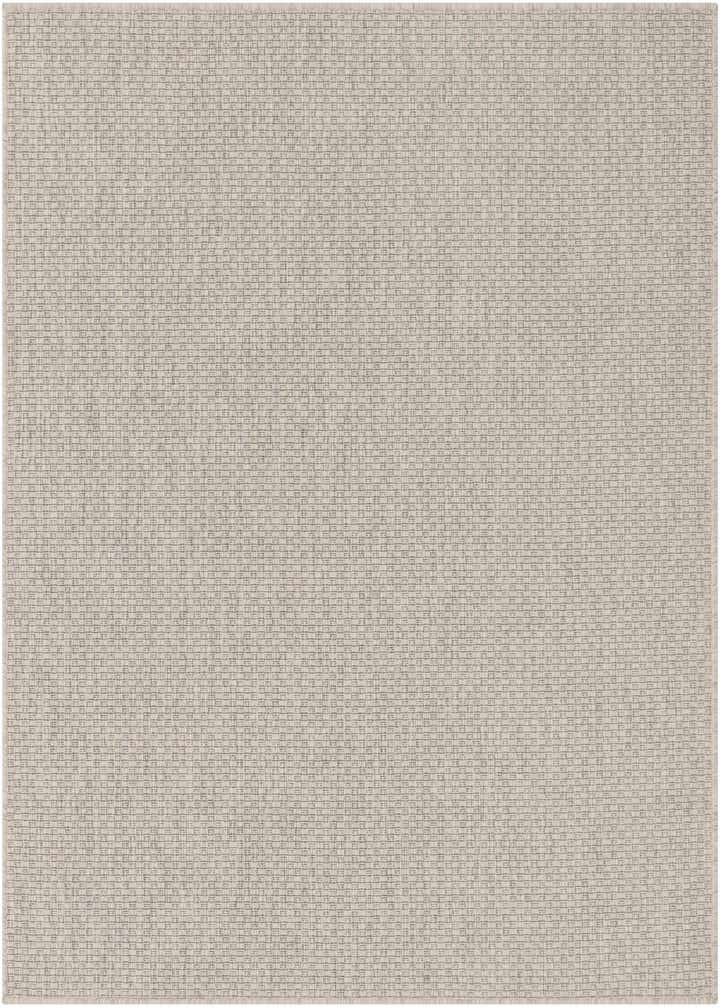 5' 3 x 5' 3 Easy-Clean Solid Indoor / Outdoor Square Rug