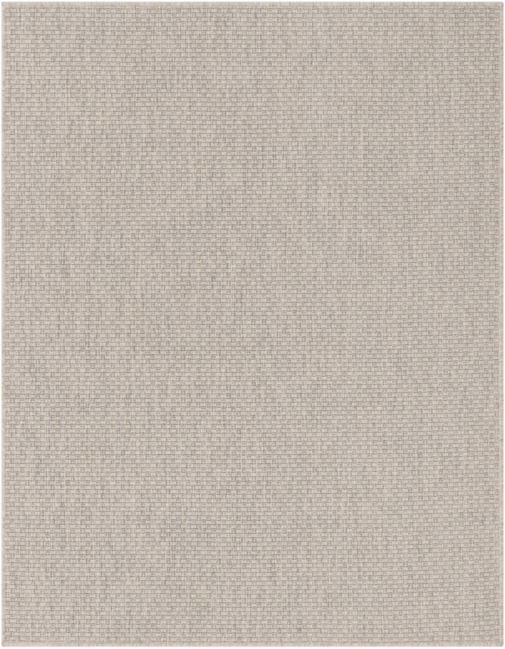 Detail image of 5' 3 x 5' 3 Easy-Clean Solid Indoor / Outdoor Square Rug