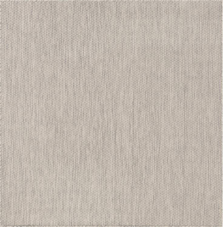 Detail image of 6' x 6' Easy-Clean Solid Indoor / Outdoor Square Rug