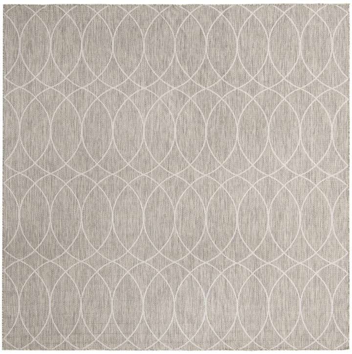 10' x 10' Easy-Clean Trellis Indoor / Outdoor Square Rug