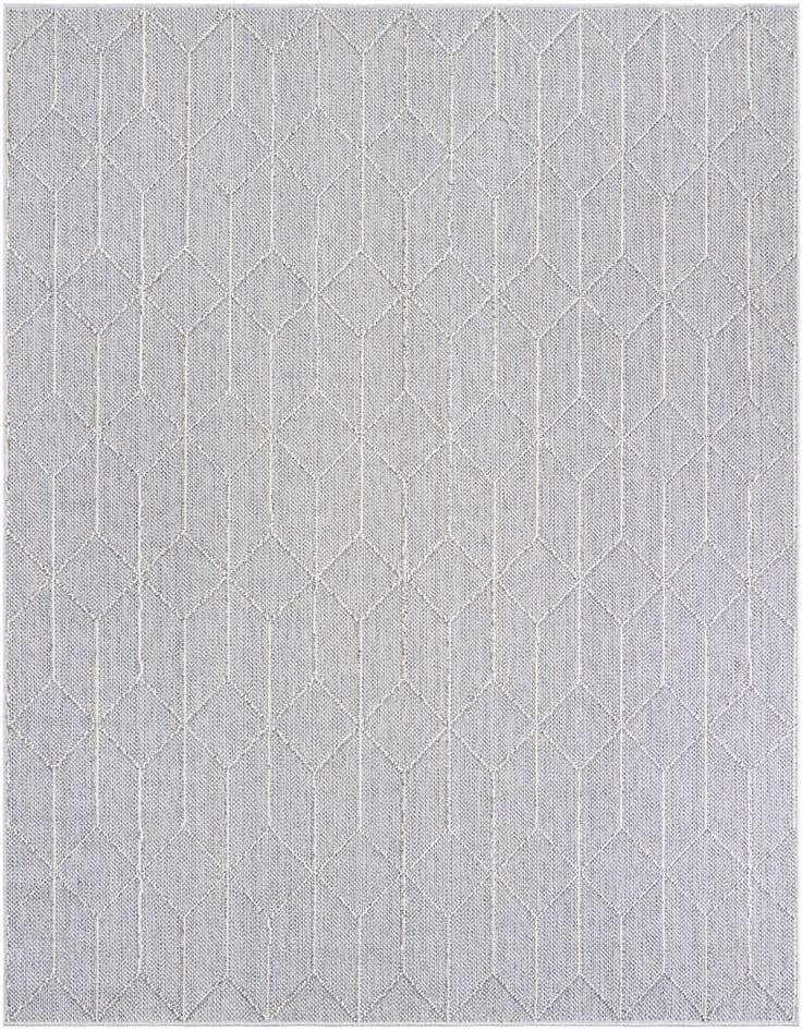 Detail image of 7' 10 x 7' 10 Easy-Clean Trellis Indoor / Outdoor Square Rug