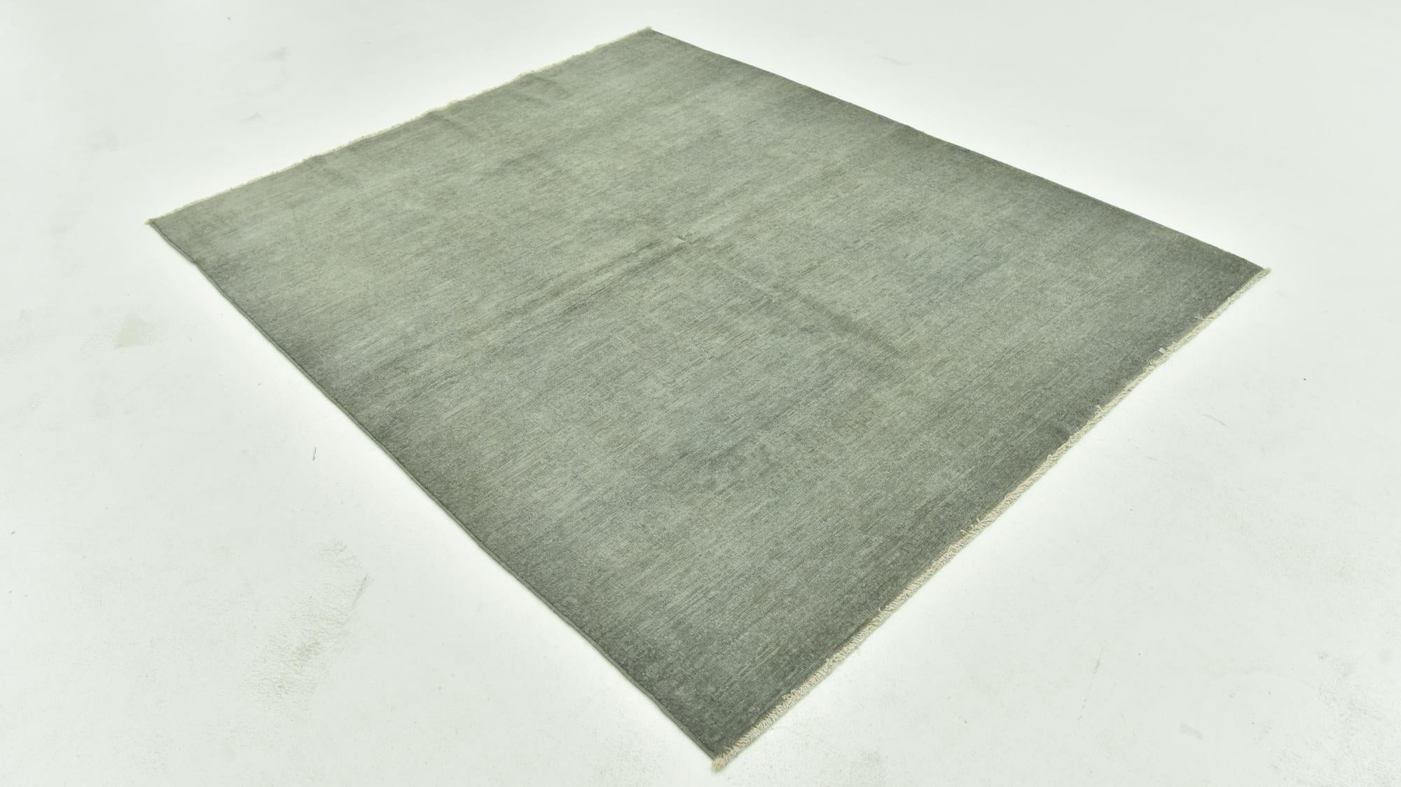 5' x 6' Hand Knotted Over-Dyed Ziegler Square Rug