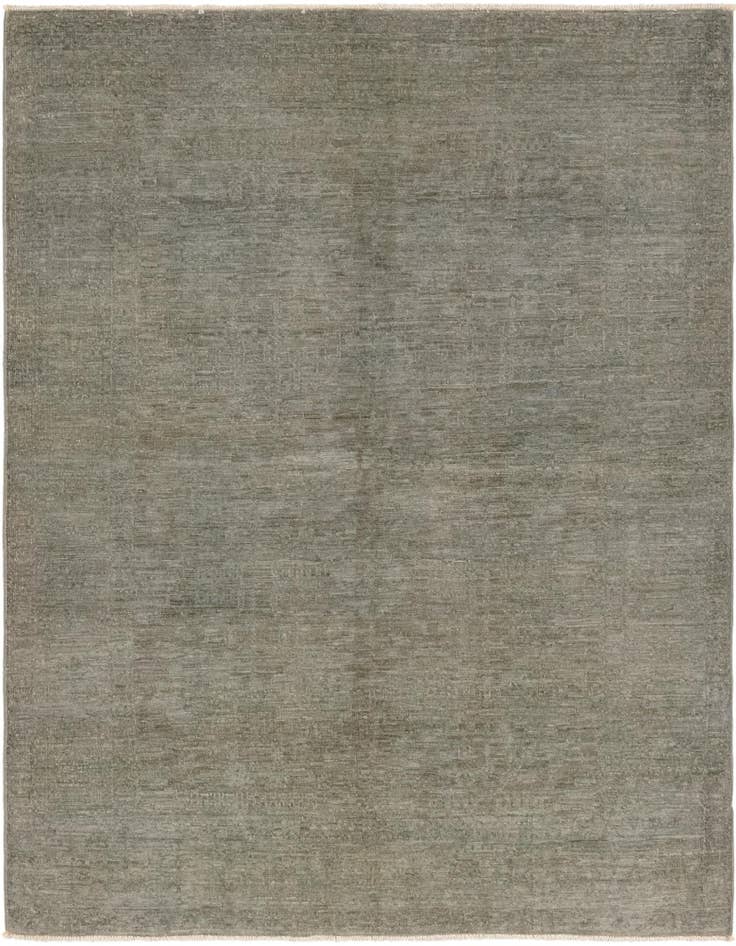 Detail image of 5' x 6' Hand Knotted Over-Dyed Ziegler Square Rug