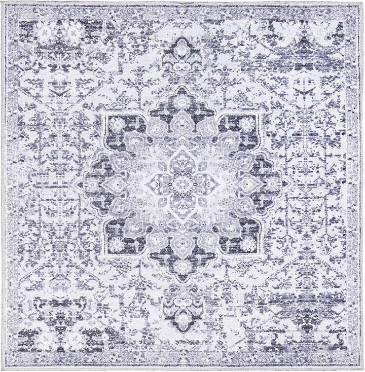 7' 3 x 7' 3 Washable Renaissance Square Rug