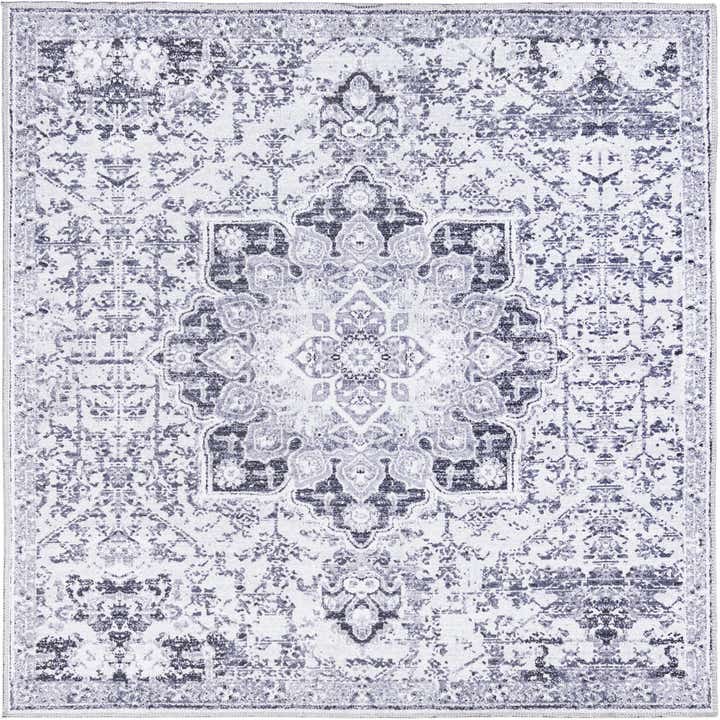 5' 3 x 5' 3 Washable Renaissance Square Rug