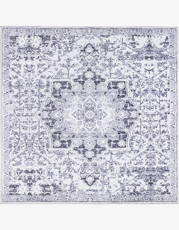 7' 10 x 7' 10 Washable Renaissance Square Rug