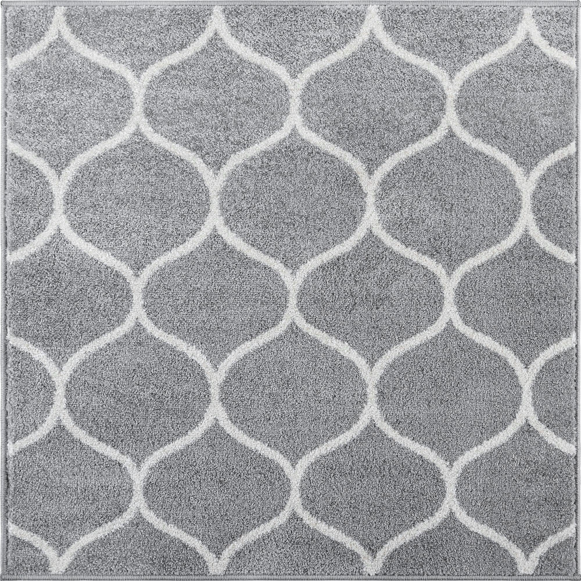 Primary image 3' x 3' Trellis Frieze Square Rug