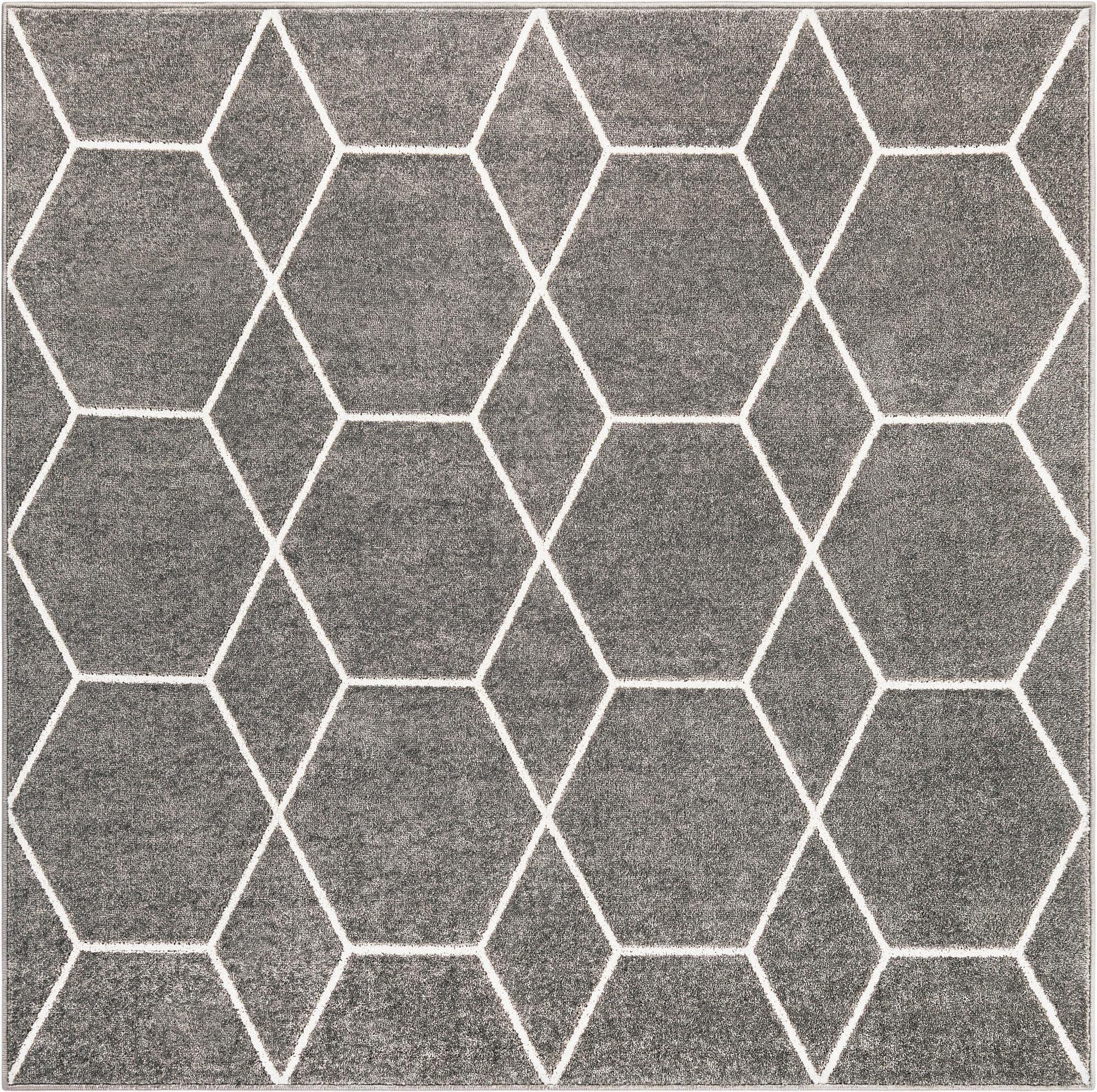 Primary image 6' x 6' Trellis Frieze Square Rug