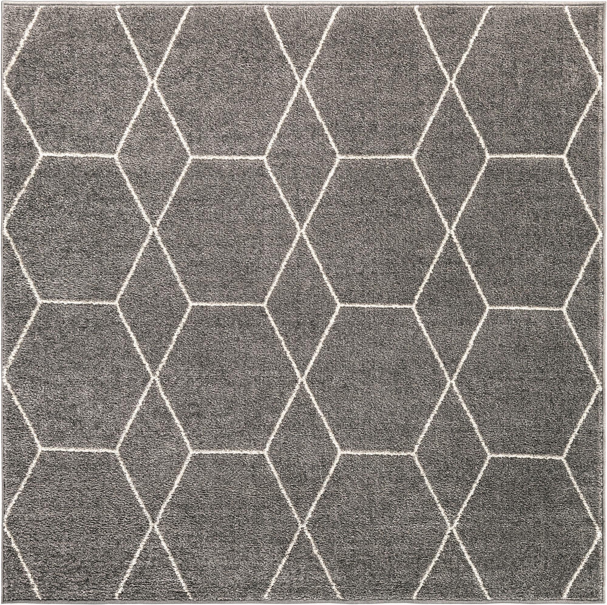 Primary image 5' 3 x 5' 3 Trellis Frieze Square Rug