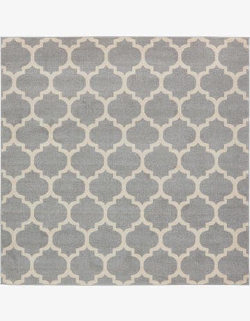 7' 10 x 7' 10 Trellis Square Rug
