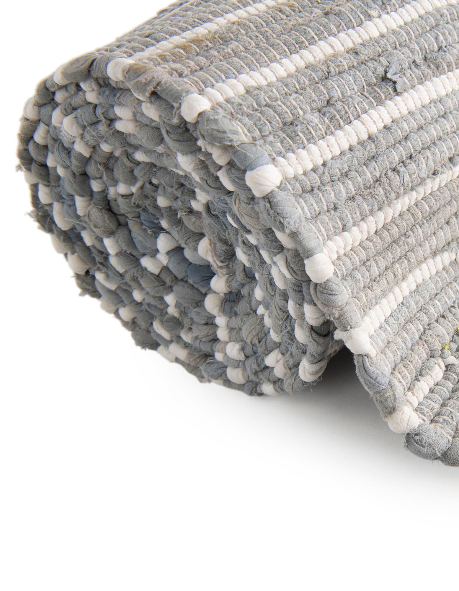 1' 2 x 5' 1 Hand Woven Chindi Cotton Table Runner Rug