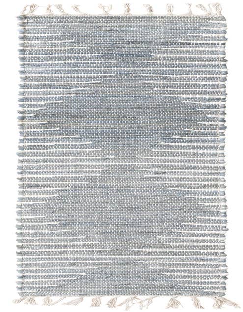 Detail image of 1' 2 x 5' 1 Hand Woven Chindi Cotton Table Runner Rug