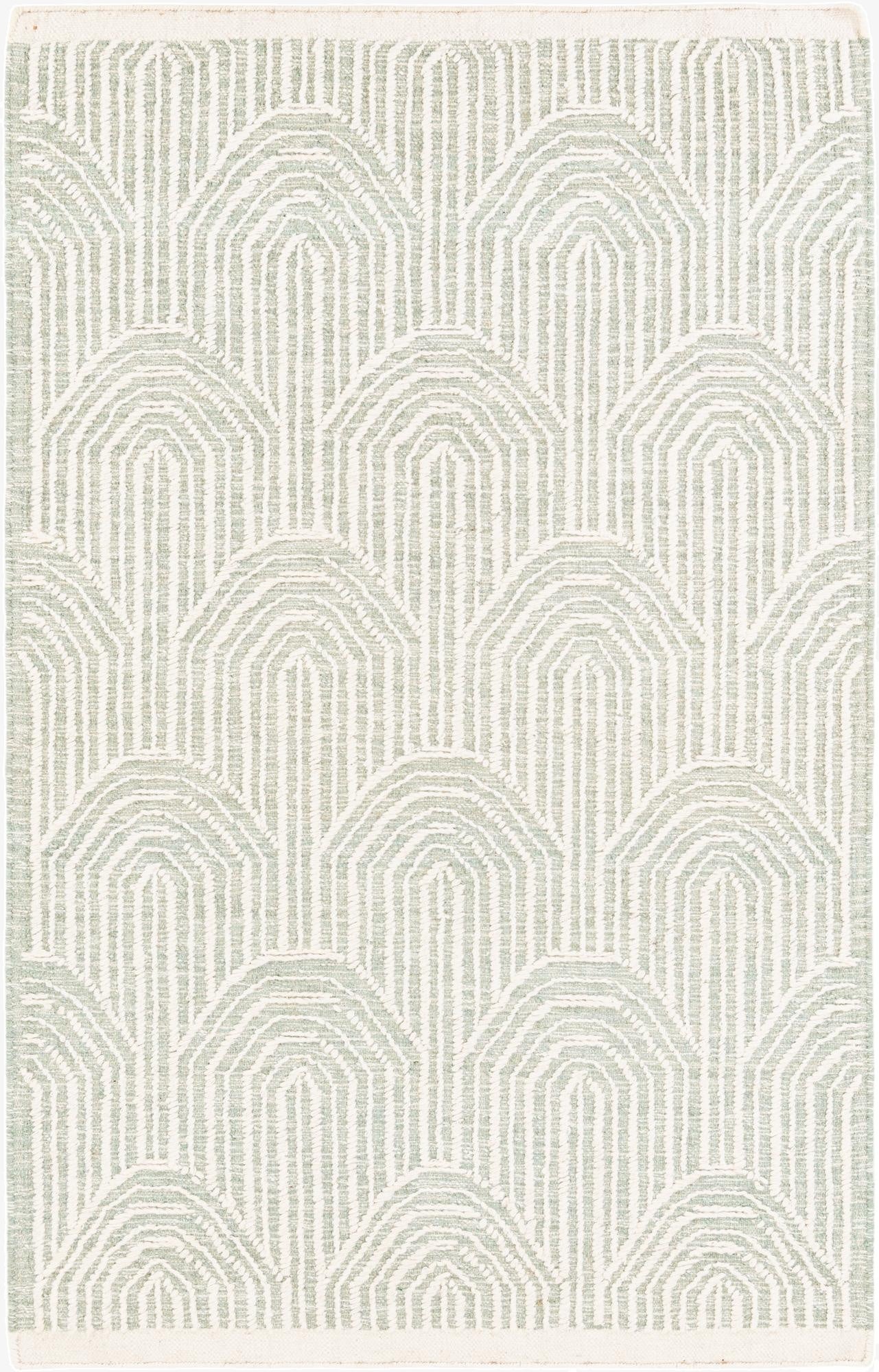 4' 1 x 6' 2 Hand Knotted Jill Zarin Dorset Rug