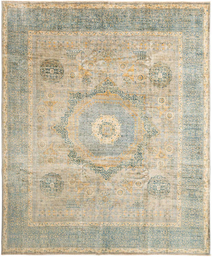 Detail image of 8' 2 x 9' 9 Hand Knotted Amina Rug