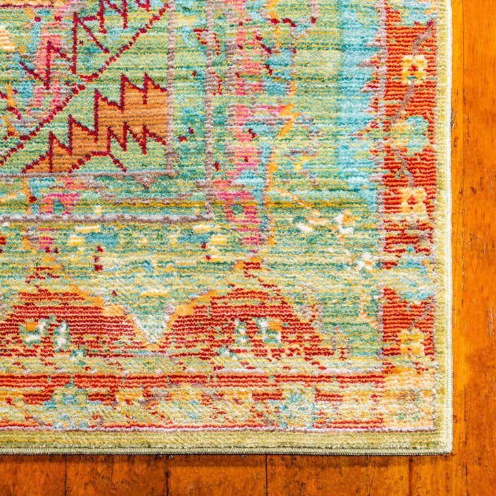 7' 10 x 11' Aqua Rug