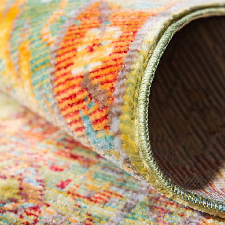 Detail image of 7' 10 x 11' Aqua Rug