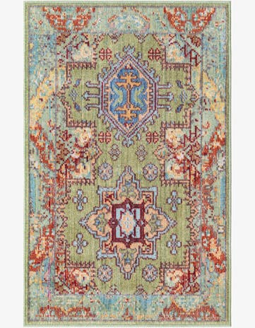 Light Green Aqua Rug