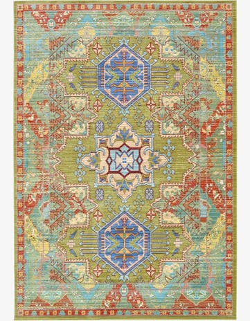 6' x 9' Aqua Rug