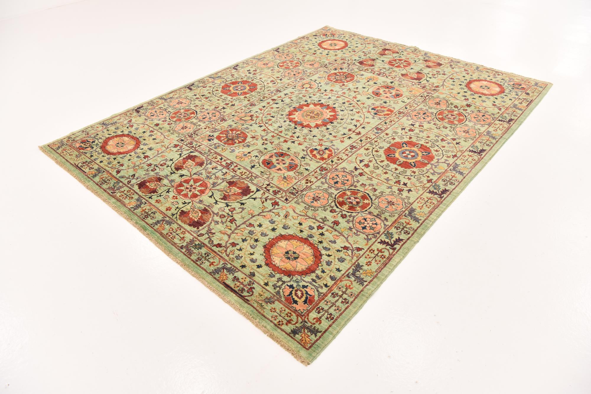 6' 7 x 8' 10 Hand Knotted Ariana Ziegler Oriental Rug