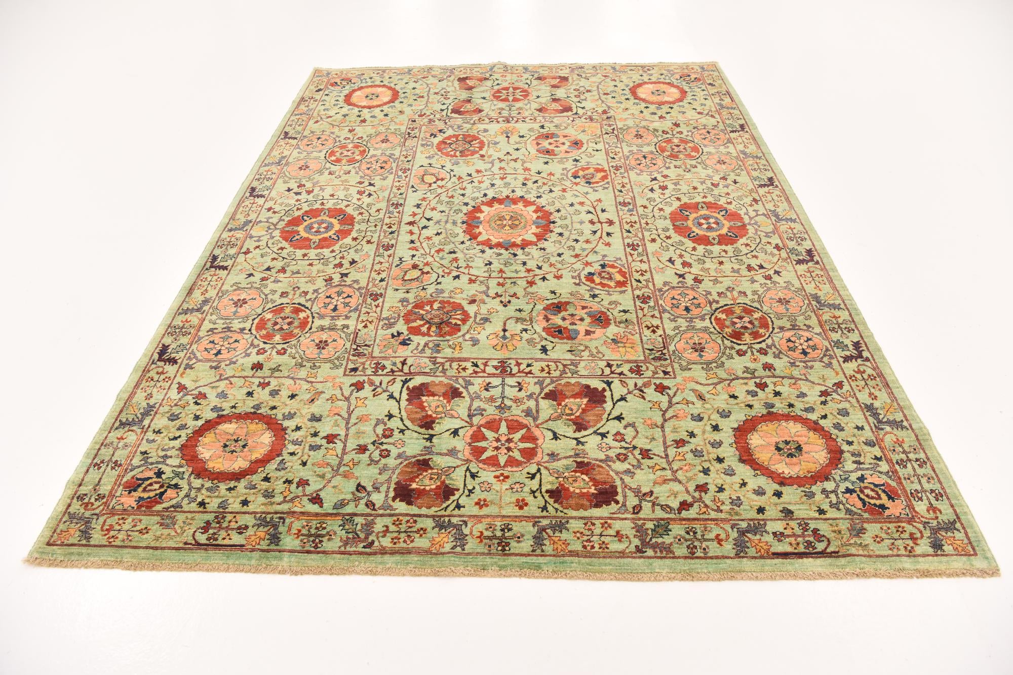 6' 7 x 8' 10 Hand Knotted Ariana Ziegler Oriental Rug