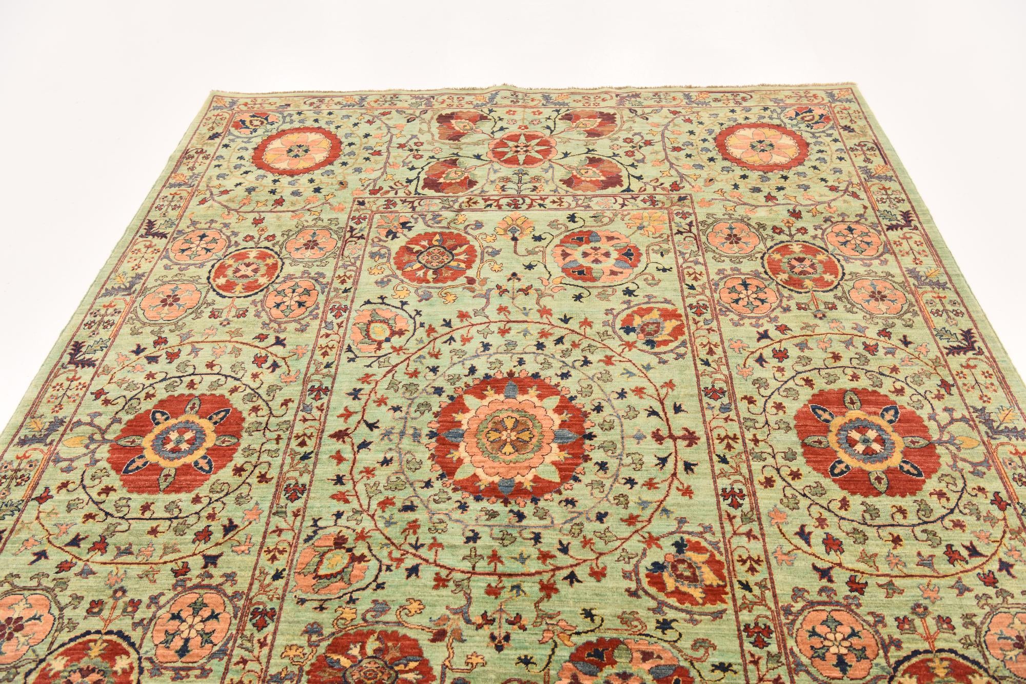 6' 7 x 8' 10 Hand Knotted Ariana Ziegler Oriental Rug