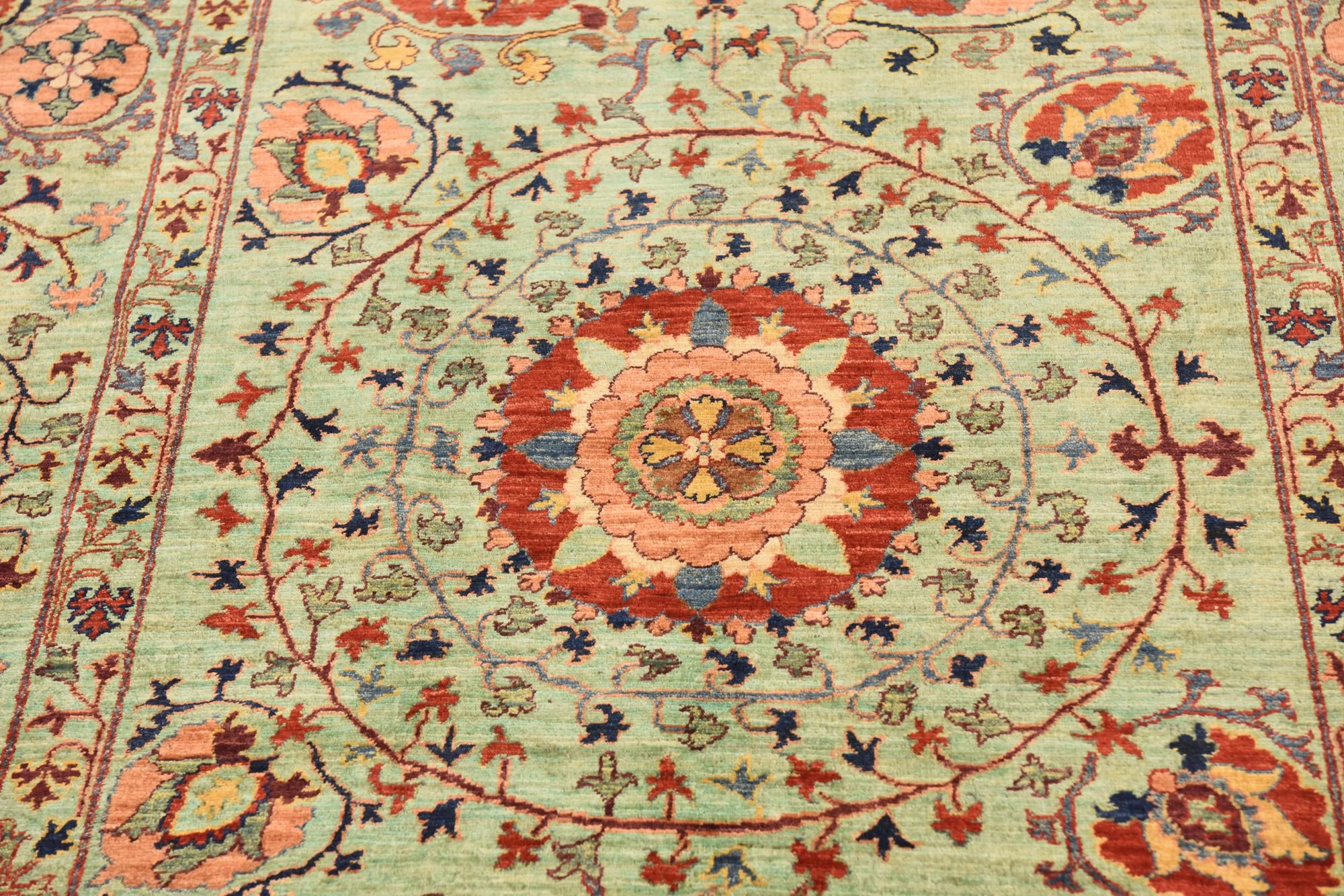 6' 7 x 8' 10 Hand Knotted Ariana Ziegler Oriental Rug