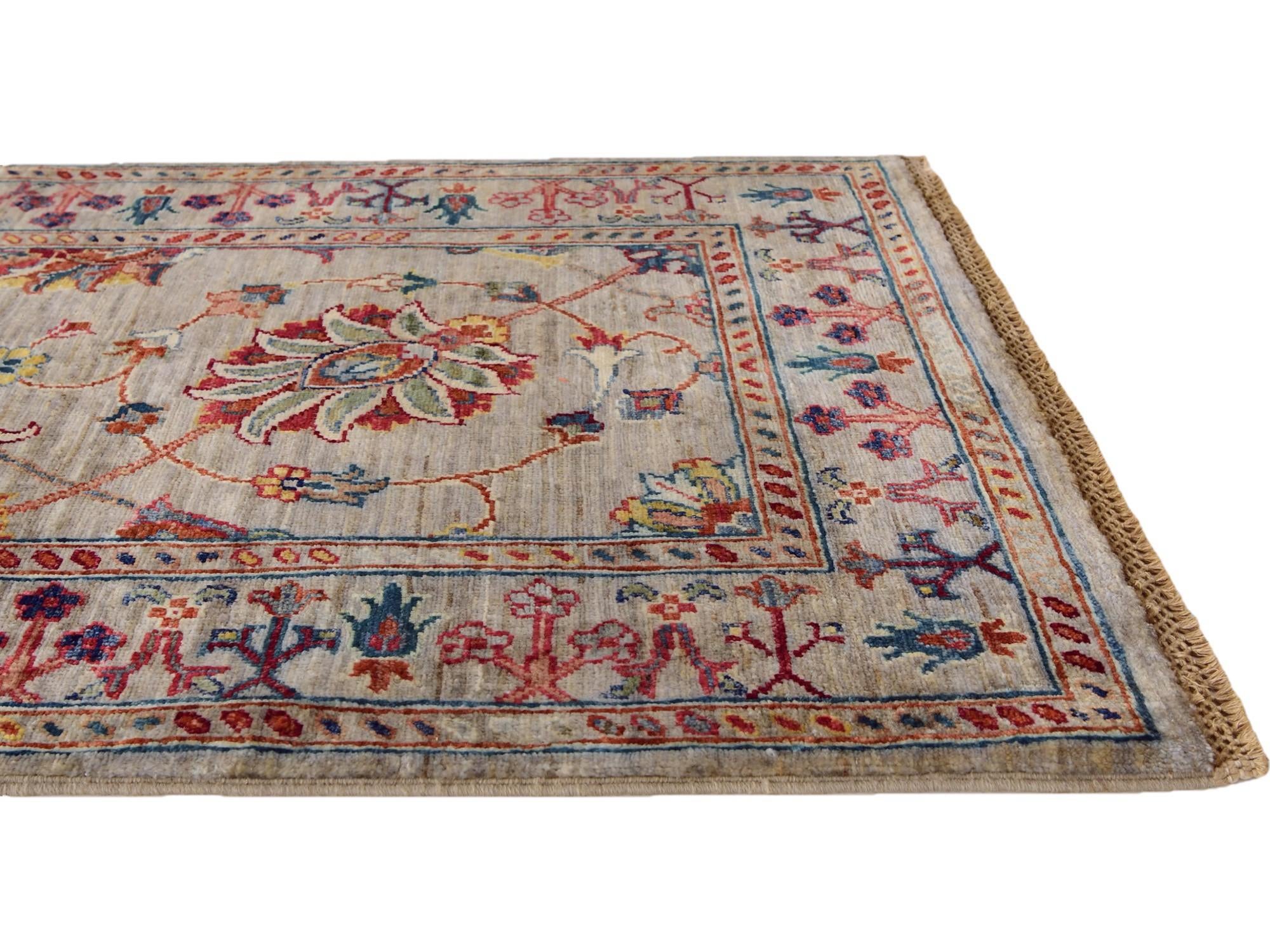 2' 8 x 4' 1 Hand Knotted Ariana Ziegler Rug
