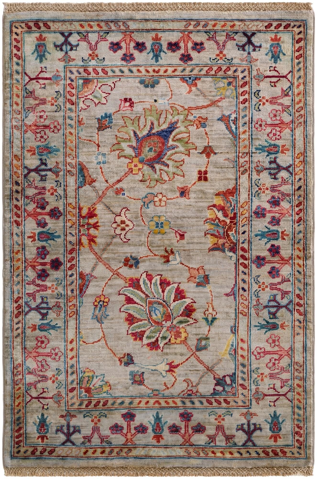 2' 8 x 4' 1 Hand Knotted Ariana Ziegler Rug