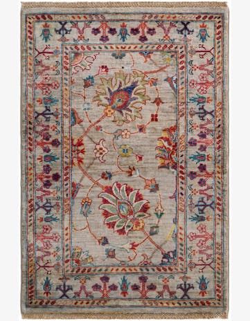 2' 8 x 4' 1 Hand Knotted Ariana Ziegler Rug