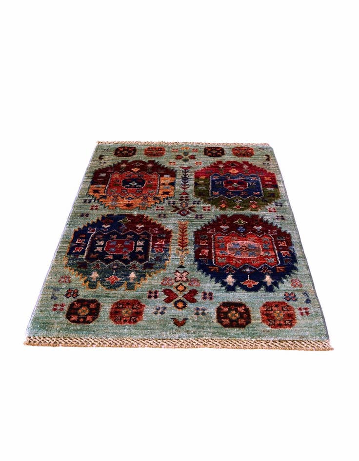 Detail image of 2' x 3' 4 Hand Knotted Ariana Ziegler Rug