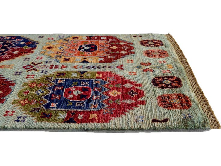 Detail image of 2' x 3' 4 Hand Knotted Ariana Ziegler Rug